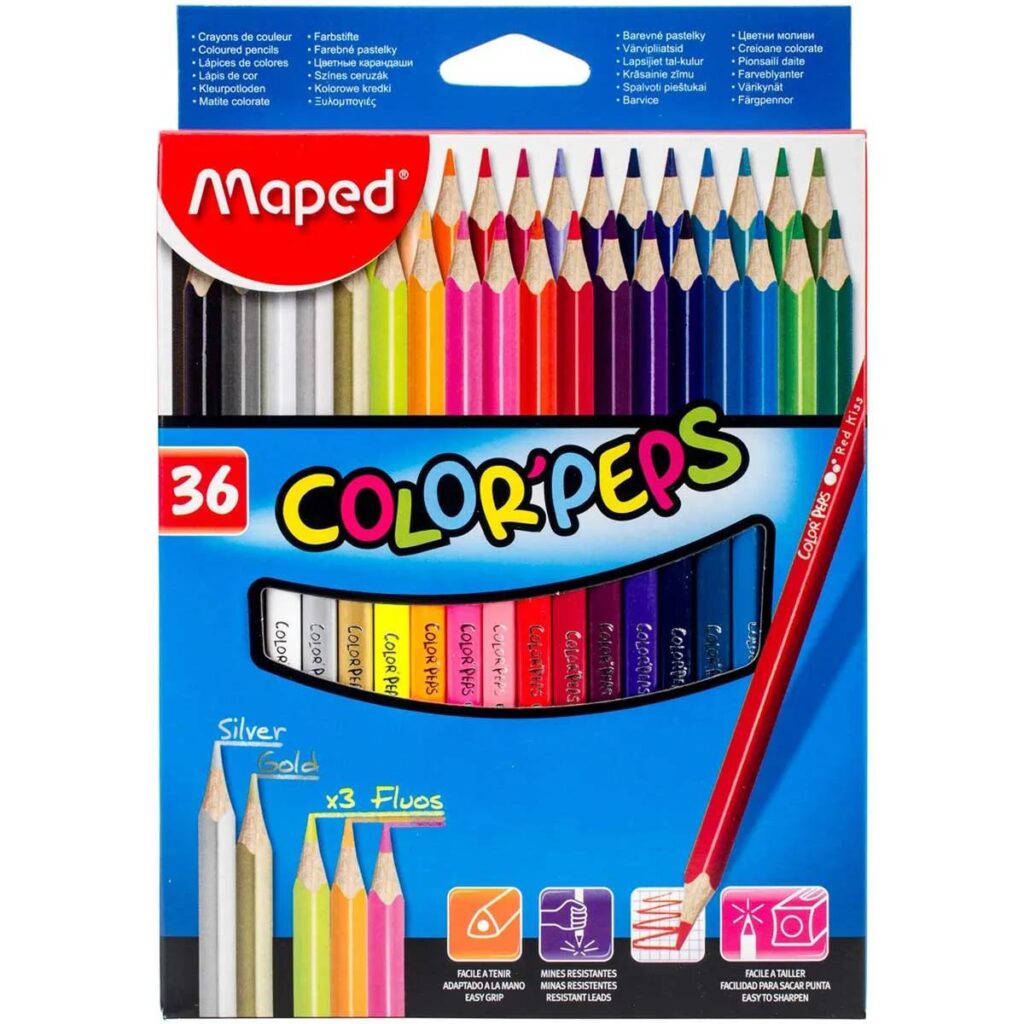 Drvene bojice Maped color peps 1/36