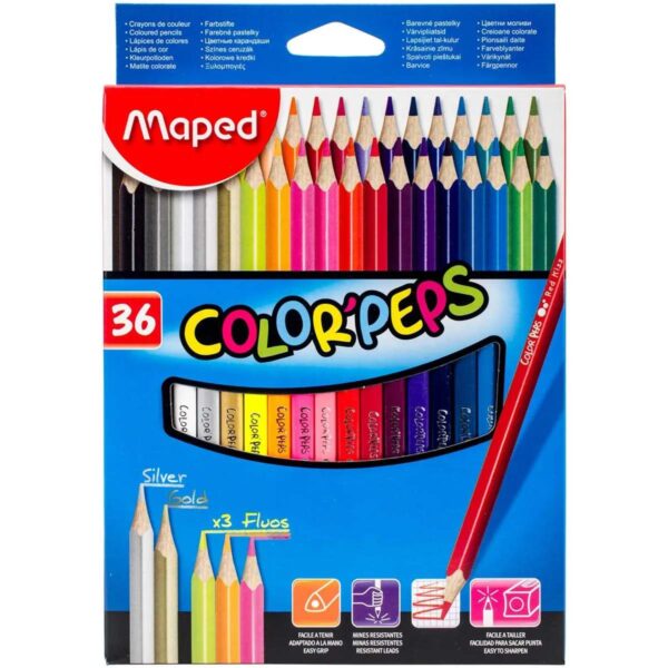 Drvene bojice Maped color peps 1/36