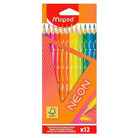 Drvene bojice Maped NEON 1/12