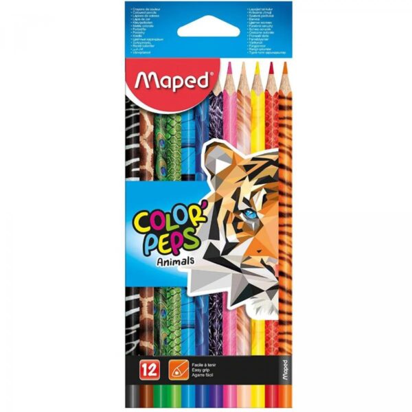 Drvene bojice Maped color peps Animals 1/12