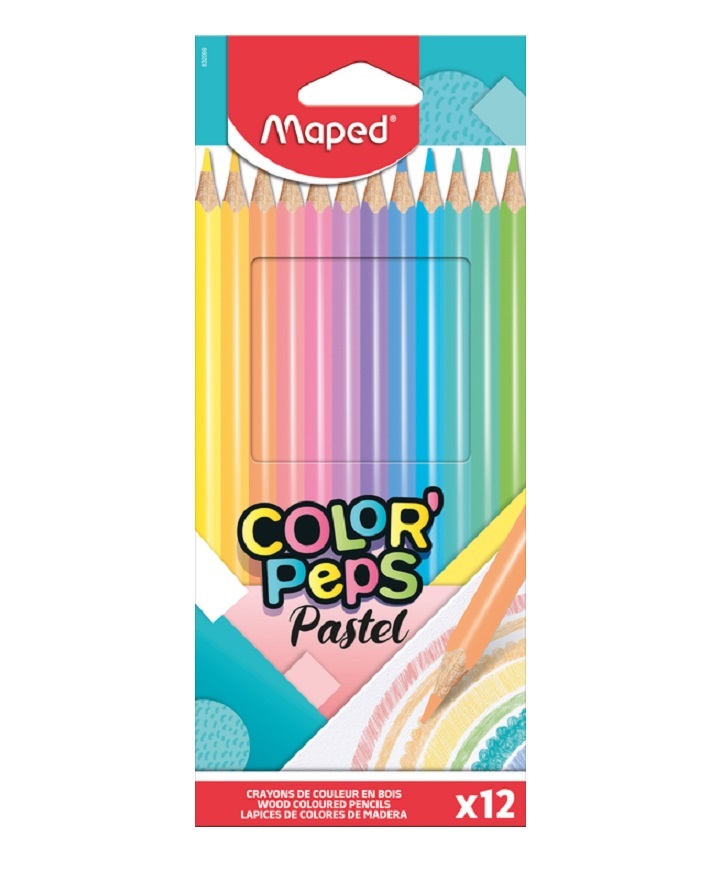 Drvene bojice Maped PASTEL 1/12