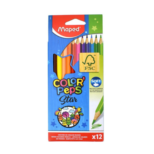 Drvene bojice Maped soft 1/12